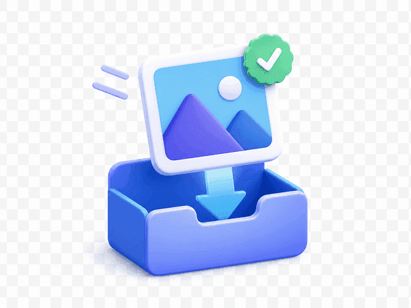 Illustration of a verified result card ready to download
